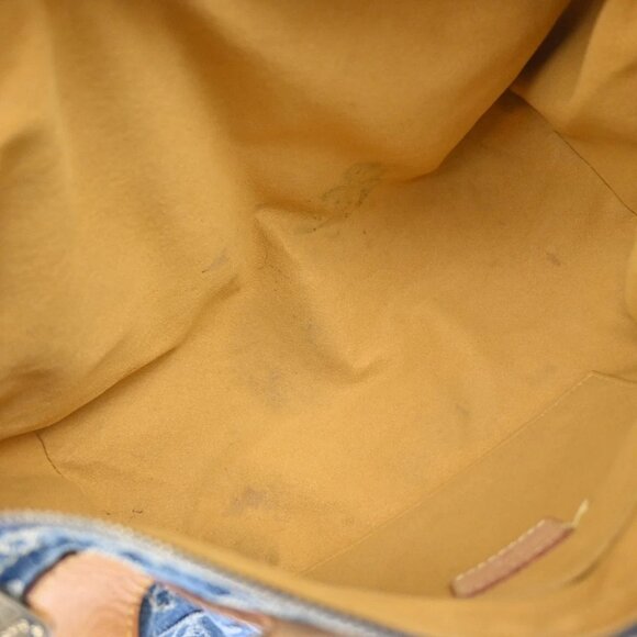 LOUIS VUITTON Neo Speedy Hand Bag Monogram Denim Leather Blue - Picture 12 of 16